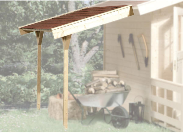 weka Schleppdach für Gartenhäuser, Holz