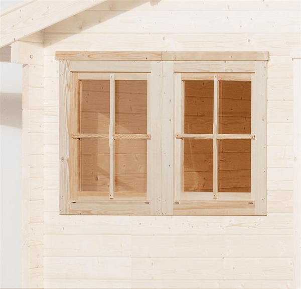 weka Doppelfenster für Gartenhaus
