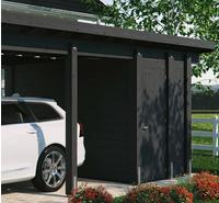 Kiehn-Holz Carport-Ger&auml;teraum BxT: 299x174 cm, nur f&uuml;r Carport KH 320/321