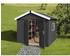 weka Schwedenhaus 348/349 2,46 x 2,4 m anthrazit