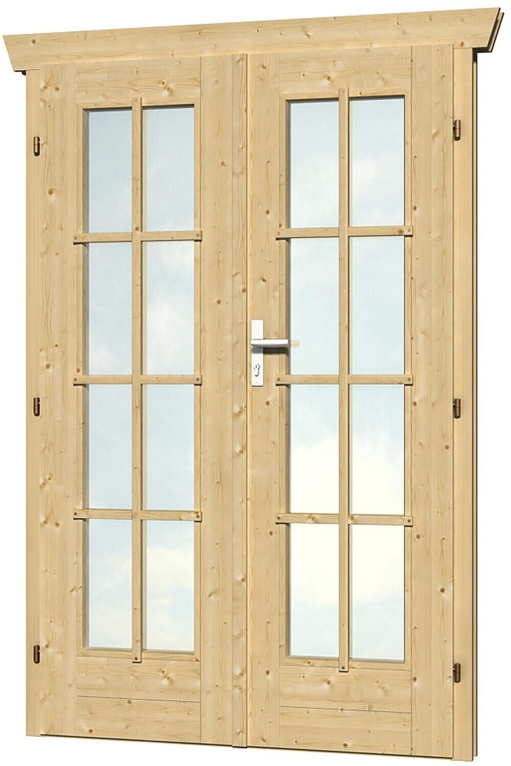 Skan Holz Doppeltür vollverglast für 28 mm Blockbohlenhäuser Echtglas (B)  Test ❤️ Jetzt ab 699,99 € (Mai 2022) Testbericht.de