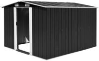 vidaXL Ger&auml;tehaus 257x298x178 cm Metall Anthrazit
