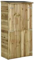 vidaXL Ger&auml;teschuppen Kiefernholz 85&times;48&times;177 cm