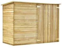 vidaXL Garten-Ger&auml;tehaus 232 x 110 x 170 cm Kiefernholz Impr&auml;gniert