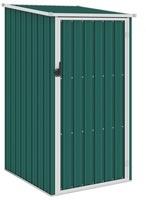 vidaXL Ger&auml;tehaus Gr&uuml;n 87x98x159 cm Verzinkter Stahl (46289)