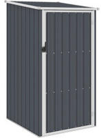 vidaXL Ger&auml;tehaus Anthrazit 87x98x159 cm Verzinkter Stahl