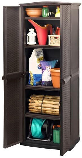 Keter Utility Shed Maxi 70 x 179 cm espressobraun