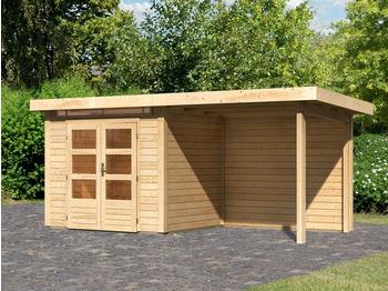 Woodfeeling WOODFEELING, Gartenhaus, BxT: 244 x 204 cm, (Außenmaße), Massivholzdach braun