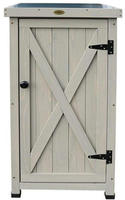 Gartenschrank ''Kompakt'' Aus Holz, Grau, 45 X 45 X 91 Cm - Habau