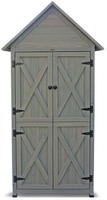 Gartenschrank ''Lena'', Grau, 84 X 45 X 178 Cm - Habau