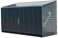 Trimetals M&uuml;lltonnenbox "Storeguard" Fahrradbox, BxTxH: 196x89x113 cm