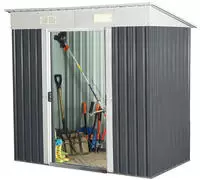 Ger&auml;teschuppen Aus Verzinktem Stahl Bohio Gr&ouml;&szlig;e: M Ger&auml;tehaus Metall Gartenhaus