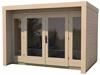 Weka Holzbau Weka 263 305 x 316 cm natur