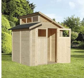 Konsta Studio Basic mit Fu&szlig;boden 210 x 202 cm natur