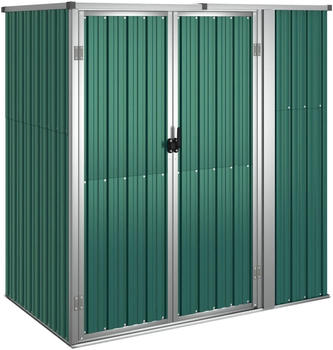 vidaXL Garden Shed 161x89x161cm (316209) green
