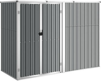 vidaXL Garden Shed 225x89x161cm 316214 grey