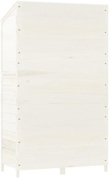 vidaXL Wooden Garden Shed 102x52x174,5cm 152191 white