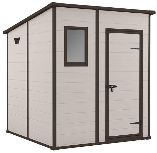 Keter Manor Pent Shed 6x6 Beige