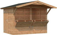 Palmako Ger&auml;tehaus "Marktstand Stella" hellbraun