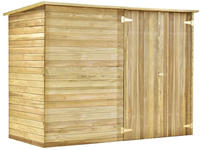 vidaXL Fahrradgarage 232x110x170 cm Kiefernholz Impr&auml;gniert