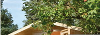 Kiehn-Holz Gartenhaus "Schwarze Berge"