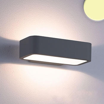 ISOLED LED Wandleuchte Up&Down 1x7W Cree anthrazit, Warmweiß