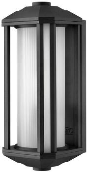 Elstead Lighting Castelle Außen-Außenwandleuchte E27 38cm Schwarz Weiß