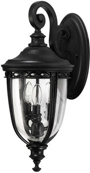 Elstead Lighting English Bridle Außen-Wandleuchte E14 3-fach 50cm Schwarz