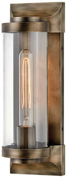 Elstead Lighting Pearson Außen-Außenwandleuchte E27 Brünierte Bronze Klar