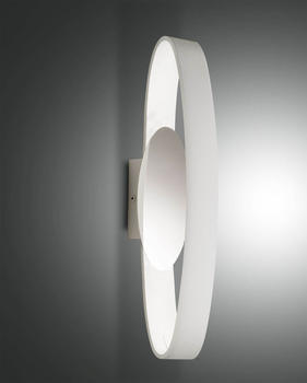 Fabas Luce LED Außen-Wandleuchte Gaby 160x140mm 11W Warmweiß Weiß