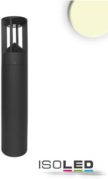 ISOLED LED Wegeleuchte Poller-4, 60cm 9W sandschwarz Warmweiß