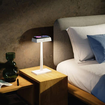 Sigor Nucharge Akku-Tischleuchte Weiß 2,5W 2700K Ra85 dimmbar