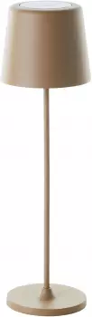 Brilliant LED-Tischleuchte Kaami 37cm cappuccino matt