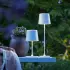 Brilliant LED-Tischleuchte Kaami 37cm weiß