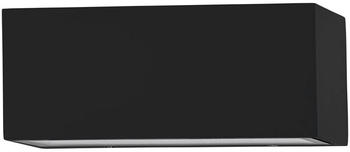 Eglo LED Wandleuchte Spongano Schwarz 2x 5W 1200lm IP65 90x185mm schwarz (900885)