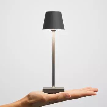 Sigor LED Akku Tischleuchte Nuindie Pocket 1,4W 115lm IP54 graphitgrau (4543201)