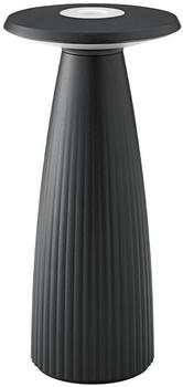Sigor LED Akku Tischleuchte Nuflair Nachtschwarz 2,2W 150lm IP54 schwarz (4544101)