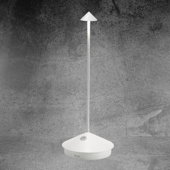 Zafferano LED Akku Tischleuchte Pina Pro Wei&szlig; 2,2W 185lm IP54 2200-3000K wei&szlig; (LD1650B3)