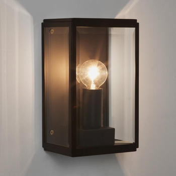 Astro Wandleuchte Homefield Schwarz-matt E14 IP44 schwarz (1095040)