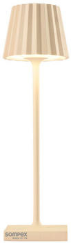 Sompex Troll Nano Akku LED Tischleuchte 21 cm sand