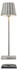 Sompex Troll Nano Akku LED Tischleuchte 21 cm grau