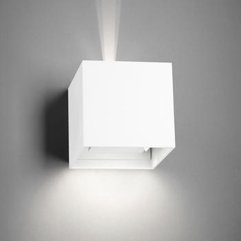 Nova Luce LED Wandleuchte Como Weiß 2x 3W 510lm IP54 weiß (747406)