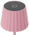 Lindby Esali LED-Akku-Tischleuchte pink