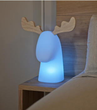 Newgarden RUDY 35 LED Solar Gartenleuchte Hirsch, Elch-Geweih + Controller