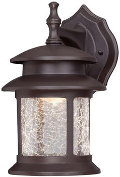 Westinghouse Dimmbare LED Wandleuchte Laterne Bronze/Craquelé