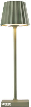 Sompex Troll Nano Akku LED Tischleuchte 21 cm olivgr&uuml;n