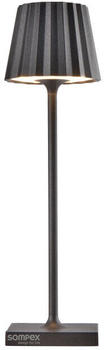 Sompex Troll Nano Akku LED Tischleuchte 21 cm anthrazit