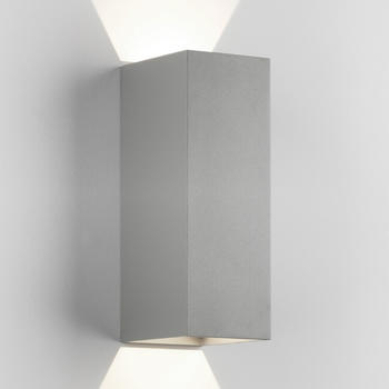 Astro LED Wandleuchte Oslo Grau-matt 2x 3,95W 729,52lm IP65 grau (1298023)