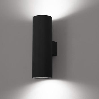 Nova Luce LED Wandleuchte Alp Schwarz-matt 2x 10W 1200lm IP65 schwarz (9010009)