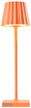 Sompex Troll Nano Akku LED Tischleuchte 21 cm orange
